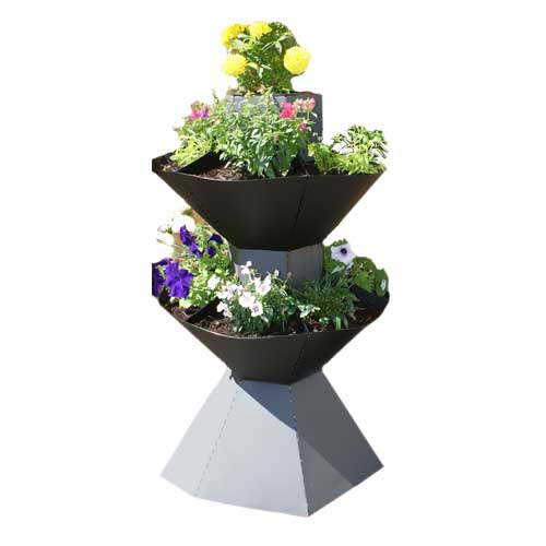 Hexagonal Patio Garden