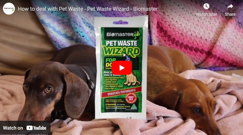 Load video: Pet Waste wizard biomaster