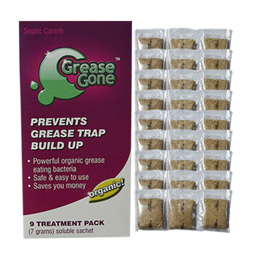 Grease Gone® 27-Pack - Grease Trap Treatment Product
